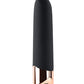 Genre X La Balle Rechargeable en Silicone Le Gold Standard - Noir/Or Rose