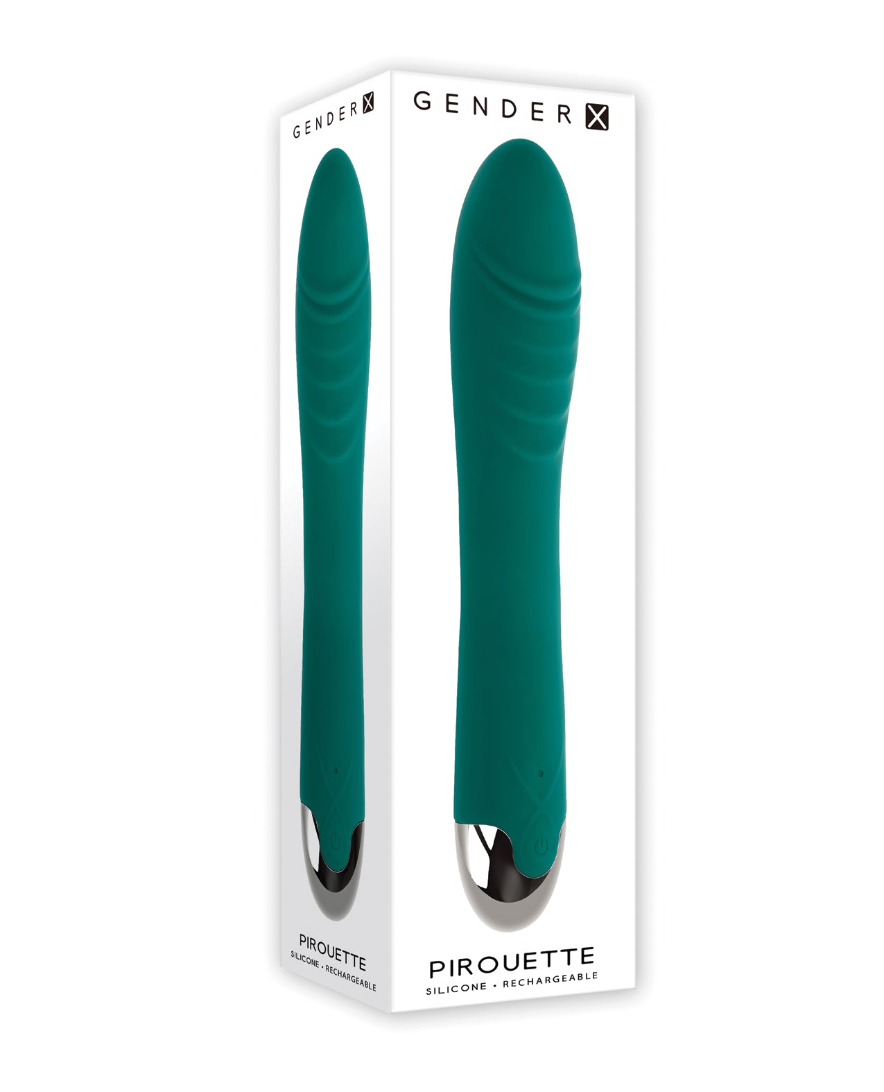 Vibreur Pirouette Twirling unisexe – Sarcelle
