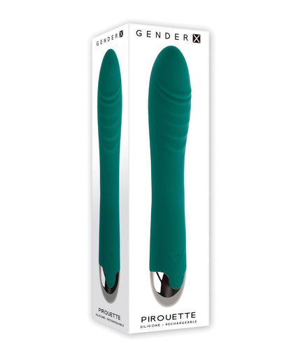 Vibreur Pirouette Twirling unisexe – Sarcelle
