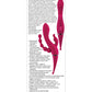 Vibrador conejito Gender X | Vibrador de punto G 4x4 | Vibrador de clítoris 10X borgoña | Mejor vibrador para mujeres