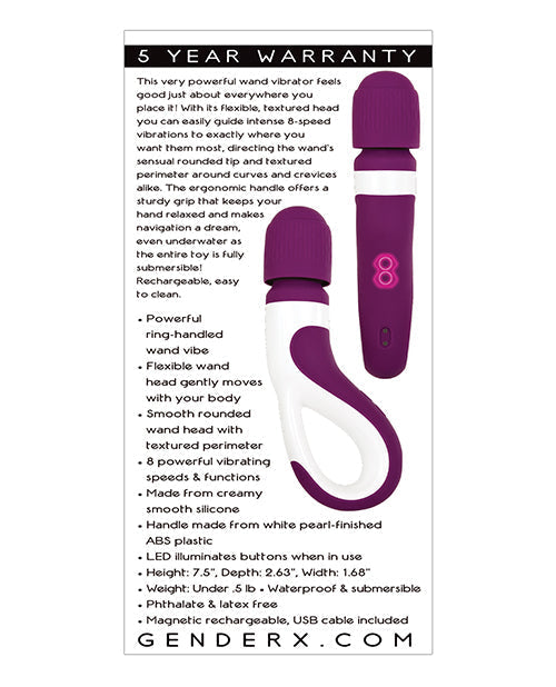 Baguette magique Gender X Handle It - Violet/Blanc
