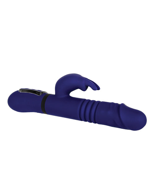 Vibrador de empuje Género X | Vibrador de conejo todo en uno | Vibrador de punto G morado | Mejor vibrador para mujeres