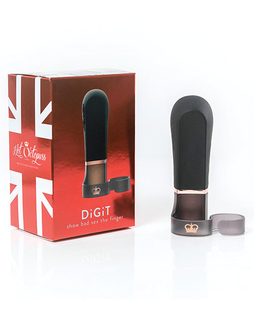 Vibromasseur à doigt Hot Octopuss | Le meilleur vibromasseur à doigt pour femmes | Petit vibromasseur ergonomique noir