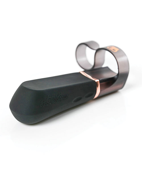 Vibromasseur à doigt Hot Octopuss | Le meilleur vibromasseur à doigt pour femmes | Petit vibromasseur ergonomique noir