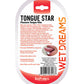 Lengua estrellada vibratoria "Wet Dreams" - Transparente