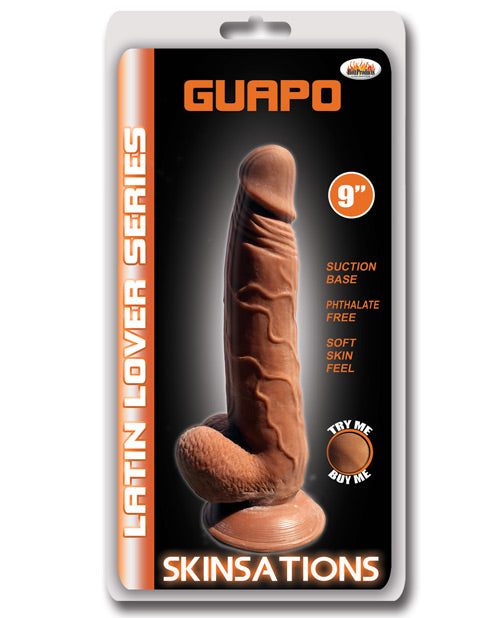Skinsations Realistic Dildo Latin Lover | Ventouse Guapo Dildo | Grand Dildo de 22,8 cm