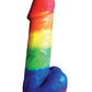 Bougie de fête pénis arc-en-ciel