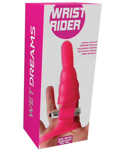 Manchon de masturbation Wet Dreams avec sangle de poignet - Bleu