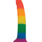 Arnés con consolador Rainbow de 7"