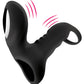 Anneau vibrant pour pénis Bliss Shaft Rider - Noir
