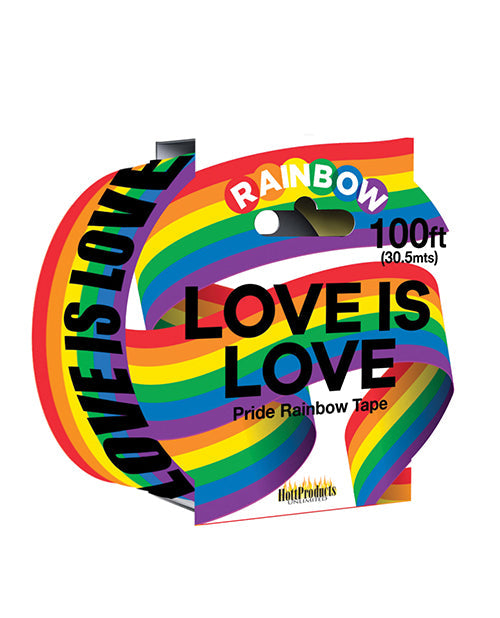 Ruban de signalisation "L'Amour c'est l'Amour" style arc-en-ciel