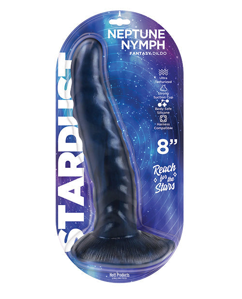Gode réaliste Stardust Grand Cosmos | Gros gode lisse de 17,7 cm | Gode violet à ventouse