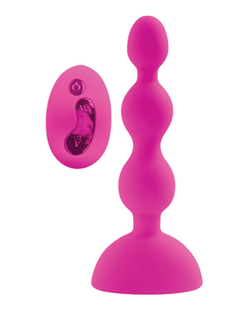 Vibrador perlas néctar dulce con control remoto - Magenta