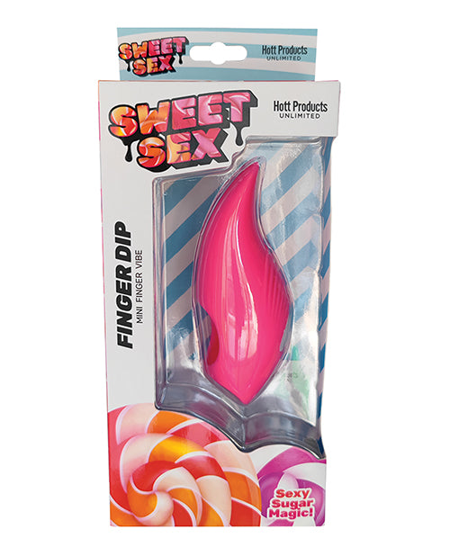 Doigt Vibrant de Sex Mini Doigt Vibrateur - Magenta