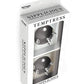 Cubiertas de cuero Nipplicious Temptress con tachuelas - Negras