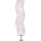 Plug anal Foxy en fausse fourrure lumineuse - Blanc