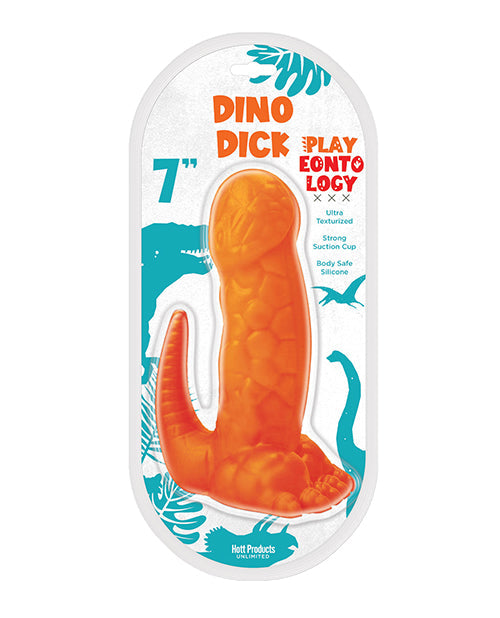 Série Paléontologie Grand Godemichet de 17,8 cm | Godemichet Dinosaure à Ventouse | Godemichet Réaliste et Étanche