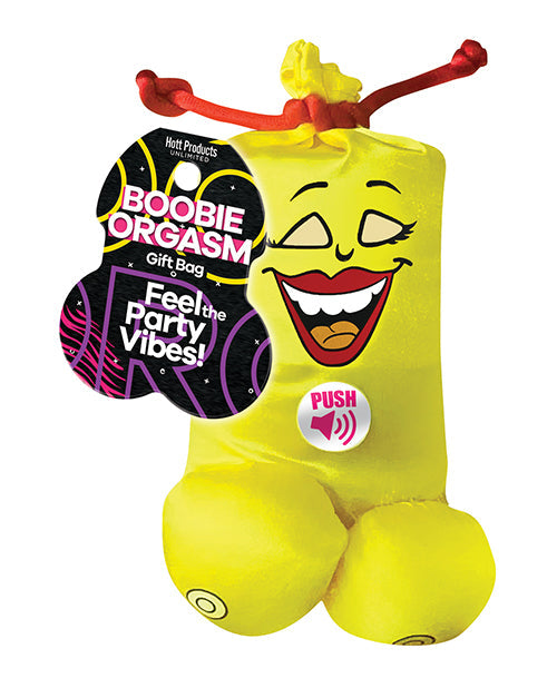 Sac cadeau Orgasme de seins - Jaune