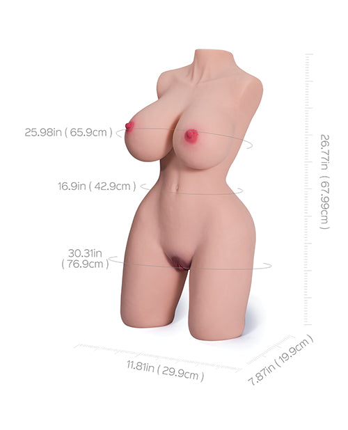 Saffron Grande Poitrine Adulte Torse Poupée Sexuelle