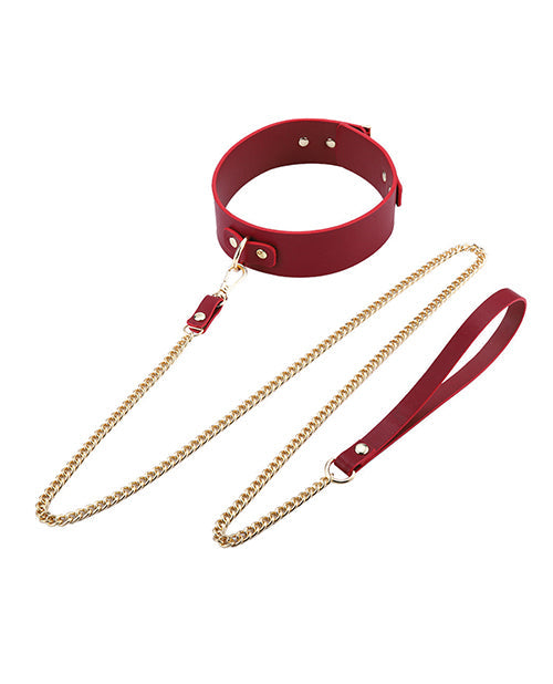 Kit de Contrainte en Cuir Luxueux Kinky Play Box Federico - Rouge
