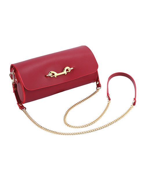 Kit de Contrainte en Cuir Luxueux Kinky Play Box Federico - Rouge