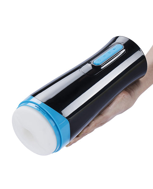 Masturbateur Masculin Automatique Haven Avec Manchon de Pénétration Aspirant - Noir