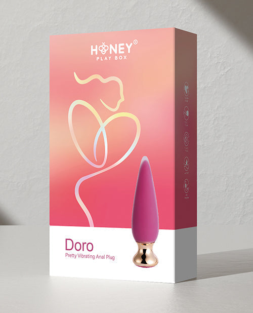 Doro Plus Plug Anal Vibrant Télécommandé - Rose