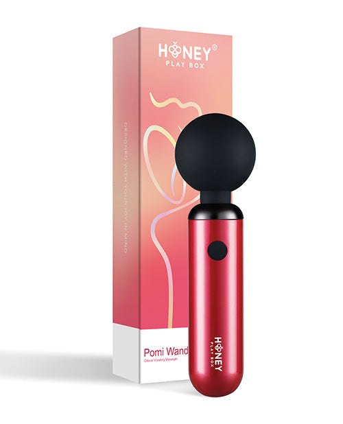 Pomi Wand Masajeador Vibrador de Varita para Clítoris - Rosa Profundo