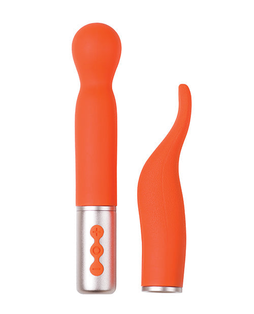 Vibromasseur à têtes interchangeables Naughty Collection - Lot Corail