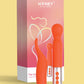 Vibromasseur à têtes interchangeables Naughty Collection - Lot Corail