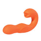Vibromasseur Joi avec tête rotative pour point G et lécheur de clitoris - Orange
