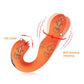 Vibromasseur Joi avec tête rotative pour point G et lécheur de clitoris - Orange