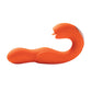 Vibromasseur Joi avec tête rotative pour point G et lécheur de clitoris - Orange