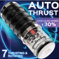 Masturbateur pour homme à poussée automatique Warrior - Noir