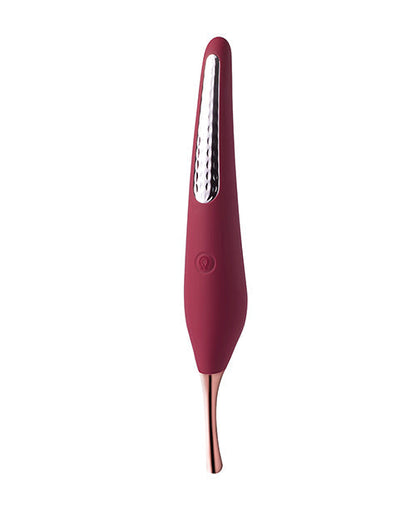Vibromasseur clitoridien et stimulateur de mamelons Ms. Honey Pinpoint - Rouge Vin