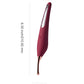 Vibromasseur clitoridien et stimulateur de mamelons Ms. Honey Pinpoint - Rouge Vin