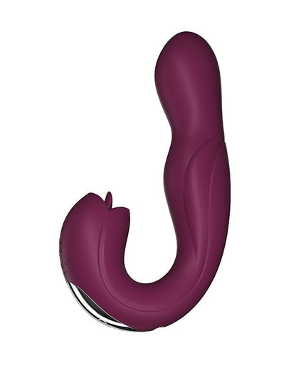 Joi Pro Vibrador Giratorio de Clítoris y Punto G con Control Remoto - Morado