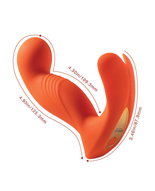 Vibromasseur point G Crave 3 avec tête rotative - Orange