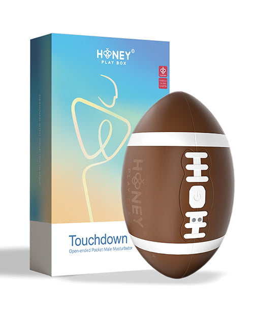 Masturbateur masculin à poche ouverte Touchdown - Marron