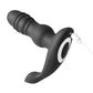 Jaden Thrusting Prostate Massager Vibrating Butt Plug Anal Sex Toy - Black