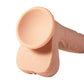 Vibromasseur Luis contrôlé par application | Godemichet réaliste couleur ivoire | Grand godemichet de 21,5 cm | Godemichet vibrant et propulsant