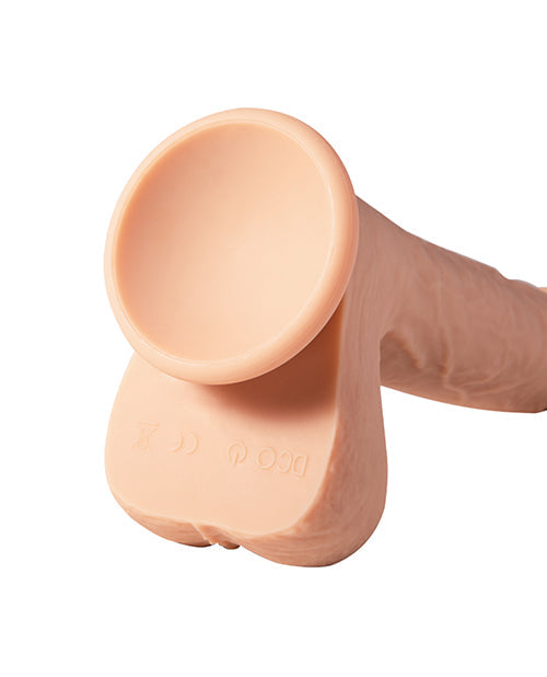 Vibromasseur Luis contrôlé par application | Godemichet réaliste couleur ivoire | Grand godemichet de 21,5 cm | Godemichet vibrant et propulsant