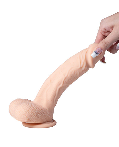 Vibromasseur Paxton contrôlé par application | Grand gode de 21,5 cm | Godemichet vibrant ivoire | Meilleur vibromasseur pour femmes