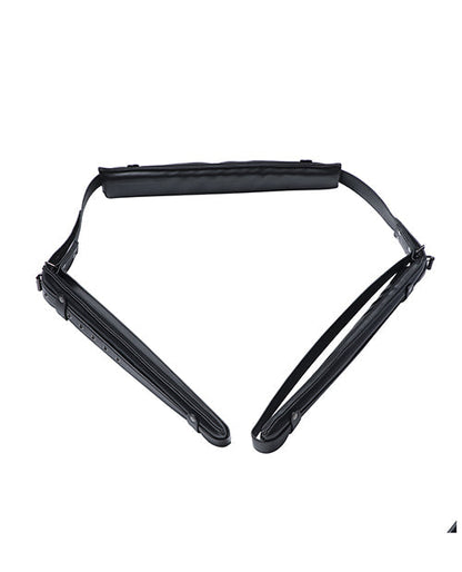 Juego Kinky Box Sling Acolchado Abierto con Soporte para Posiciones - Negro