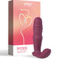 Vibreur Télécommandé Ryder pour Point G et Clitoris - Rouge Rosé