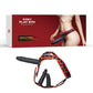 Ensemble de harnais de godemichet triple plaisir Kinky Play Box - Noir/Rouge