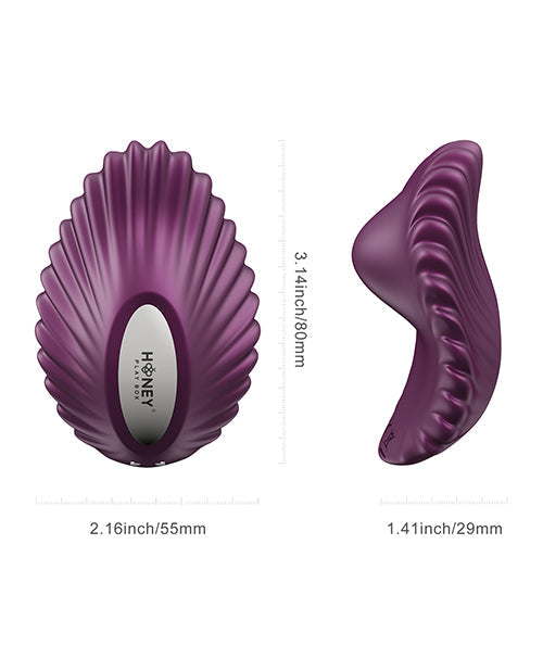 Vibromasseur culotte magnétique connecté Pearl - Lilas