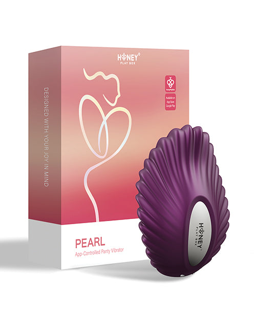 Vibromasseur culotte magnétique connecté Pearl - Lilas