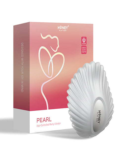 Vibromasseur culotte magnétique connecté Pearl - Blanc