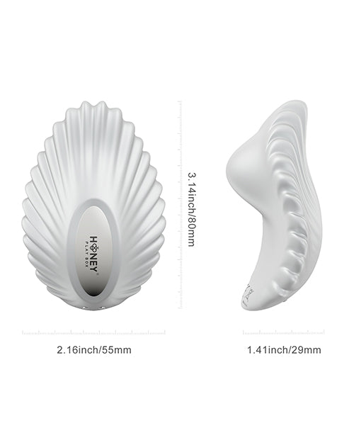 Vibromasseur culotte magnétique connecté Pearl - Blanc